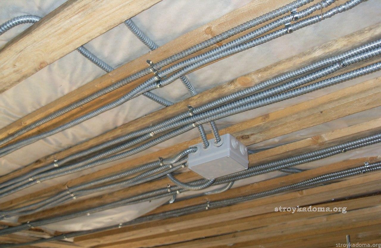 электропроводка в деревянных домах 